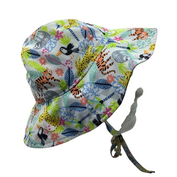 The Original Flap Happy San Diego Zoo Animal Wildlife Alliance Kid Sun Hat Large - Picture 5 of 6
